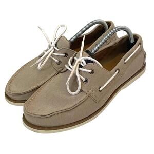 Sonoma Textile Fabric Cloth Casual Loafers Tan Size 11